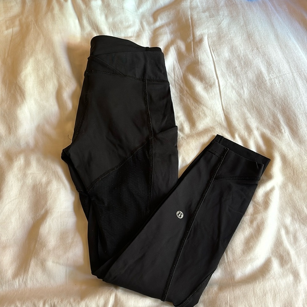 Lululemon luxletic 23” legging | size 4 | black